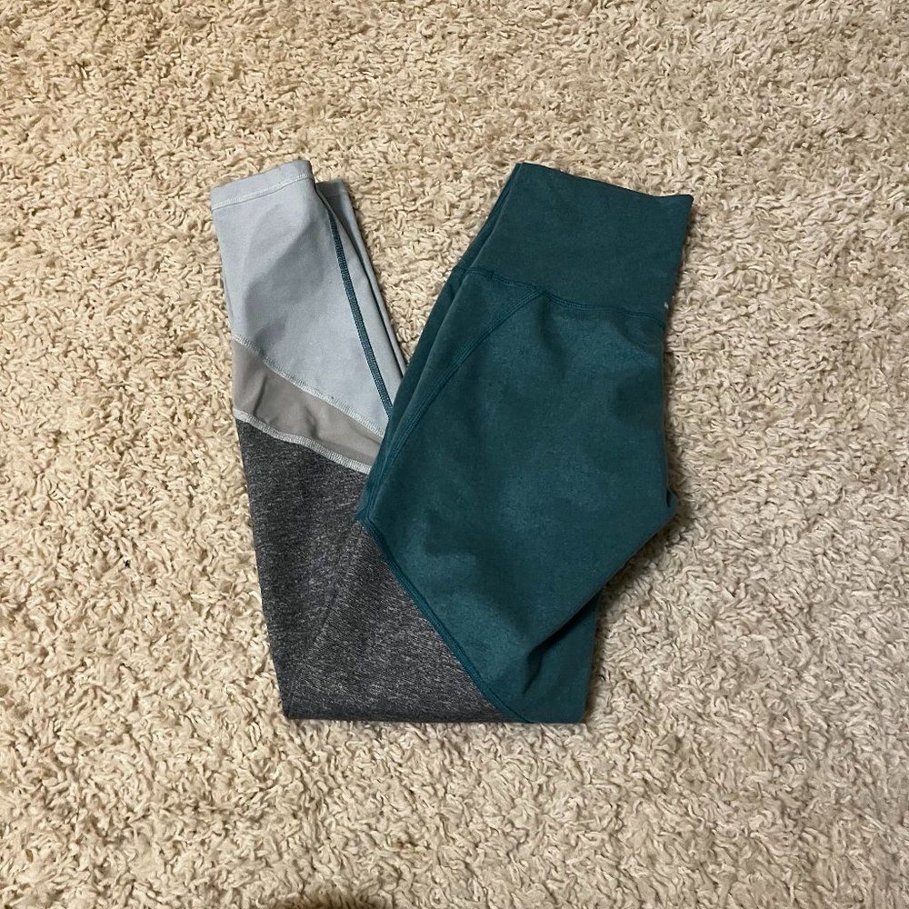 Aerie Chill Play Move colorblocked leggings size small